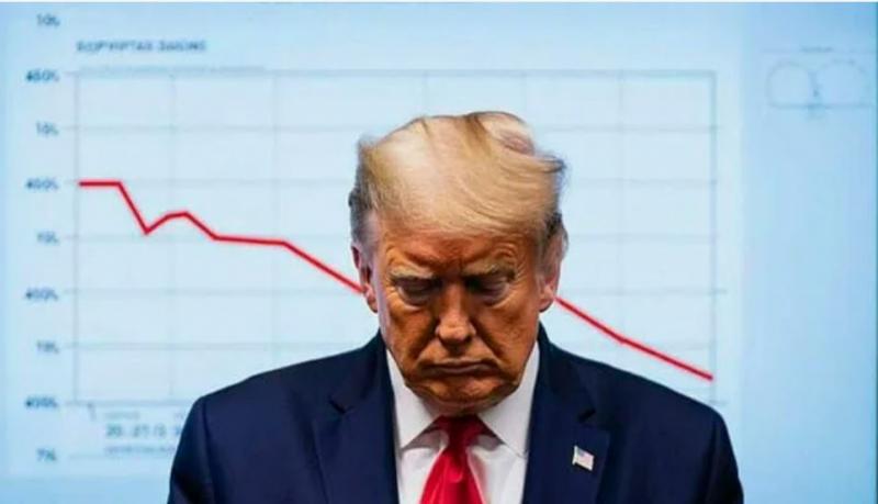 Рейтинг Трампа упал до опасного уровня