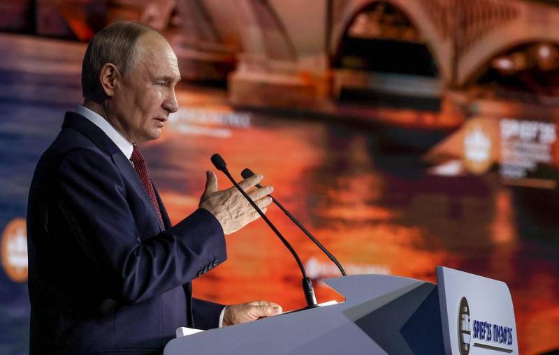 Ukraine, Middle East, new world order: main points from Putin's keynote address at SPIEF