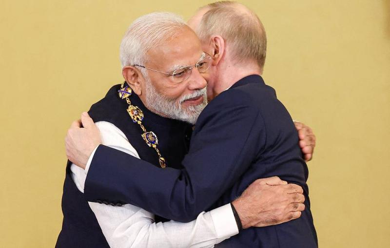 Press review: Putin, Modi wrap up talks in Moscow and NATO summit to let Kiev down