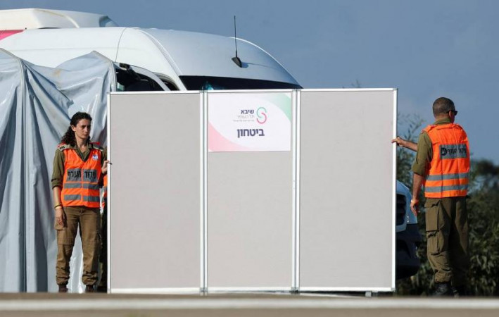 IDF receives first group of seven released hostages in Gaza