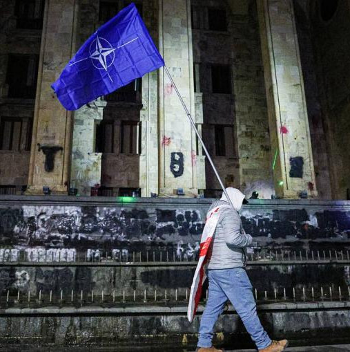 Protest in Georgial’s capital Tbilisi ends peacefully