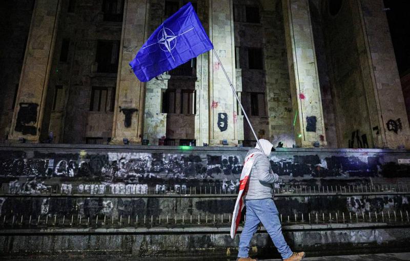 Protest in Georgial’s capital Tbilisi ends peacefully