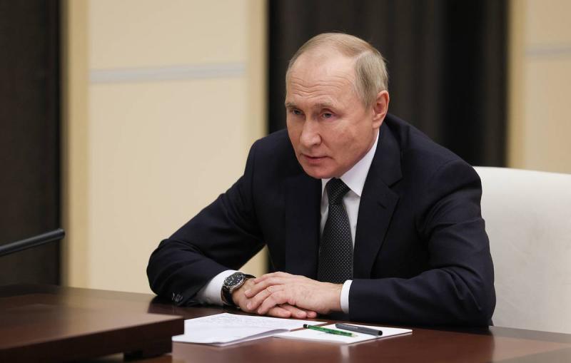 Путин сообщил, что 