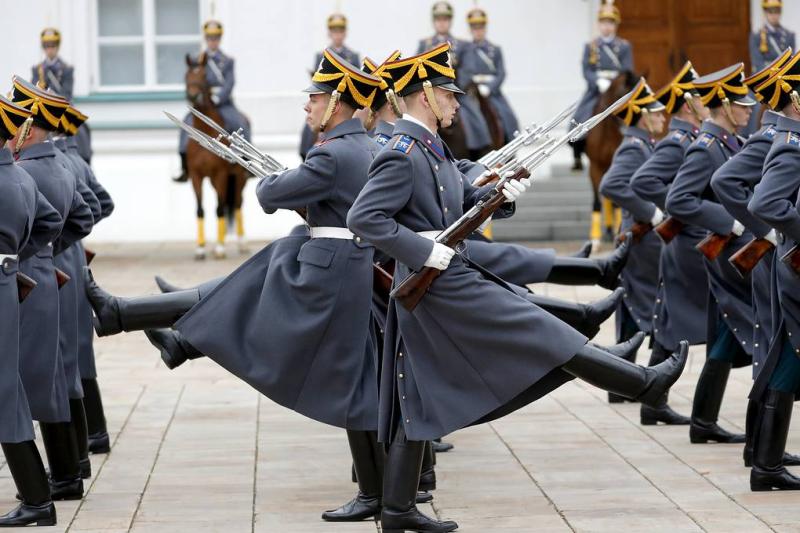 Первая в 2022 году церемония развода караулов в Кремле состоится 28 мая