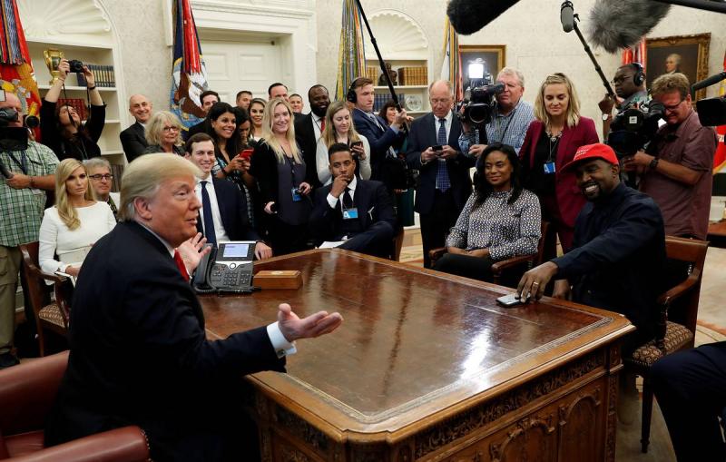 Канье Уэст обсудил с Трампом свое выдвижение на выборах 2024 года