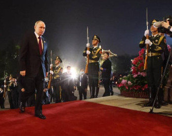 Press review: Putin in China for BRI forum and Ankara pushing own Mideast settlement model