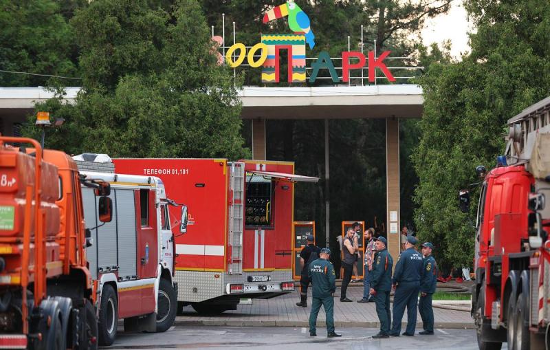 В Ростове-на-Дону ликвидировали возгорание в зоопарке