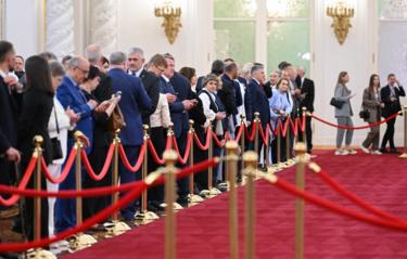 Мишустин прибыл на инаугурацию Путина