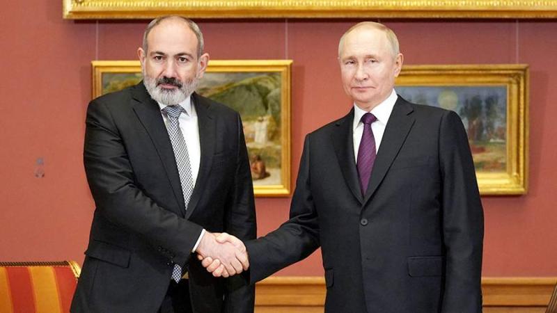 Путин и Пашинян согласовали вывод российских пограничников из некоторых областей Армении