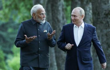 Путин и Моди прибыли на ВДНХ