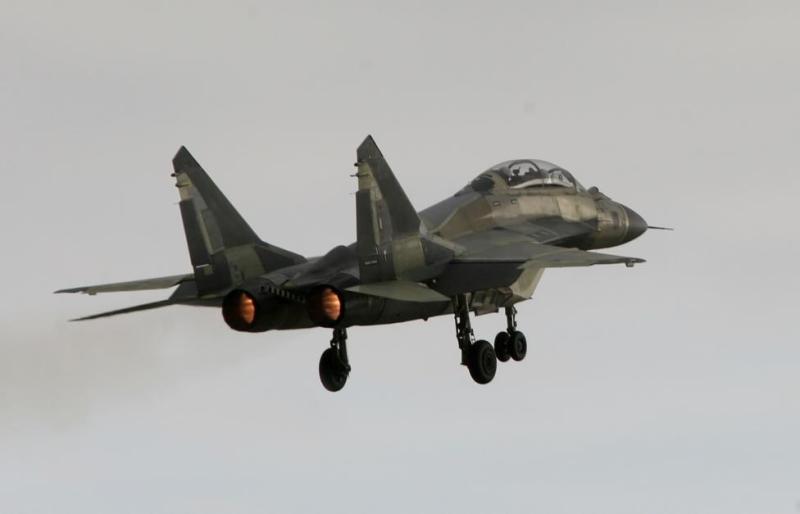 Российские ВС во вторник сбили МиГ-29 Воздушных сил Украины