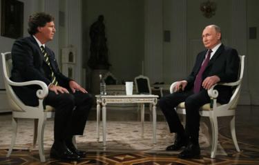 Песков: интервью президента РФ Карлсону запустило в Европе не "мейнстримные" дискуссии