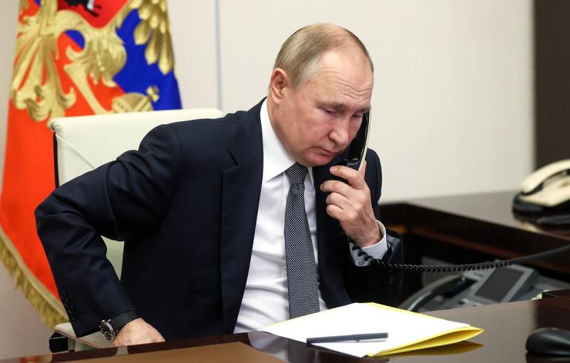 Путин поговорил по телефону с и.о. президента Ирана