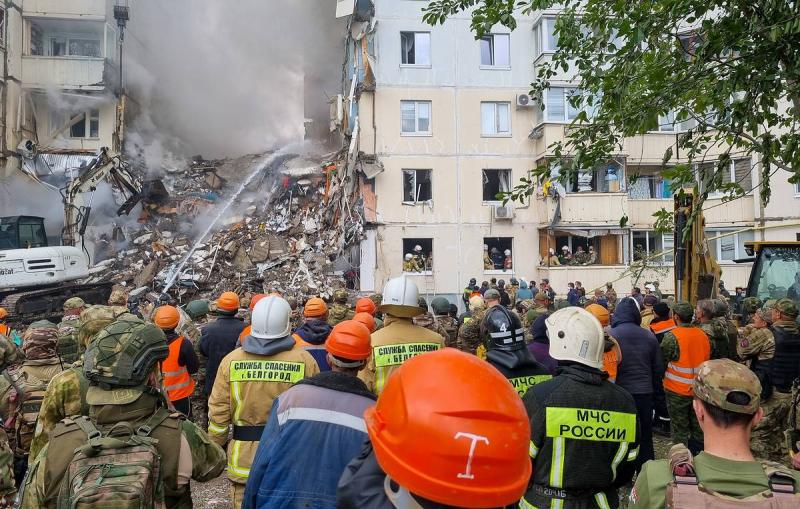 Число погибших в результате обрушения дома в Белгороде увеличилось до 17