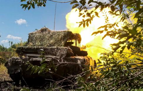 Российские ВС уничтожили британскую САУ AS-90 недалеко от Ильинки