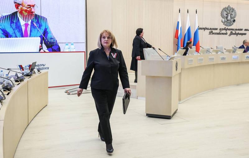 Памфилова: явка на президентских выборах стала рекордной в новейшей истории РФ