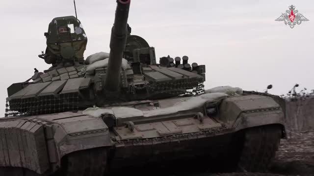 Танки Т-72Б3 нейтрализовали украинские минометы вблизи границы Белгородской области