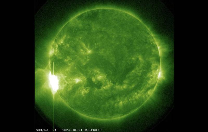 На Солнце зафиксирована вспышка высочайшего класса Х