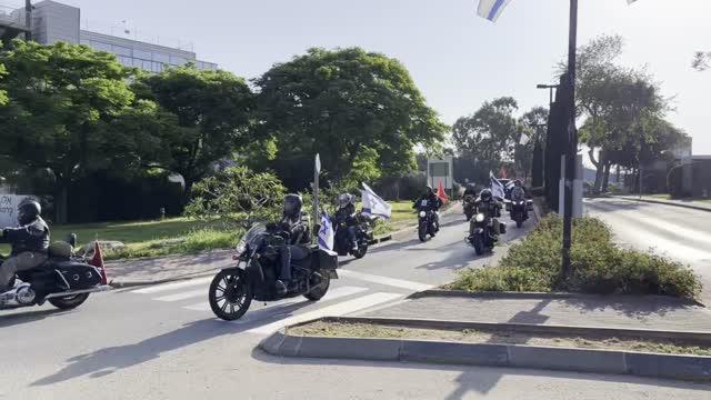 В Израиле проходит крупнейший в регионе автомотопробег по случаю 80-летия Победы