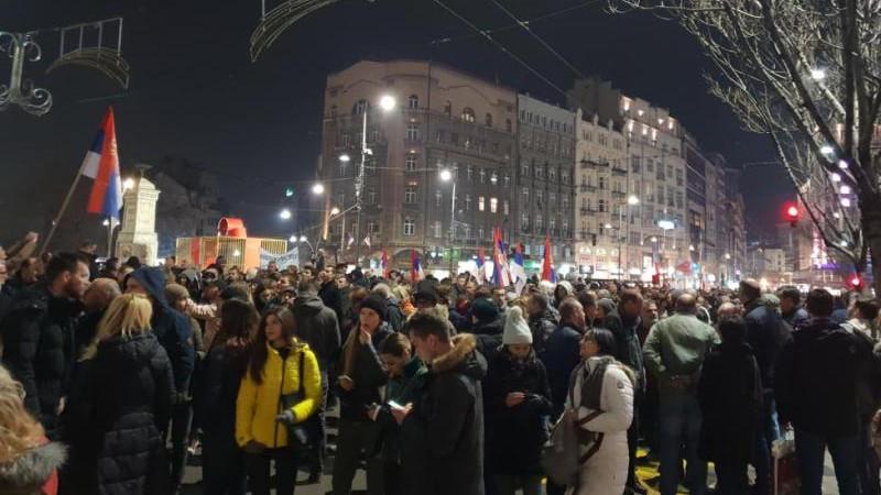 В Сербии прошли акции протеста с участием свыше 19,5 тыс. человек
