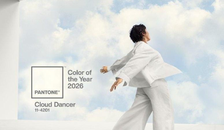 Оттенок белого Cloud Dancer стал цветом 2026 года по версии Pantone