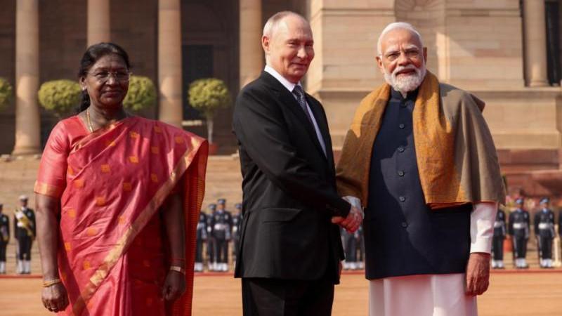 Моди присоединился к встрече президентов России и Индии