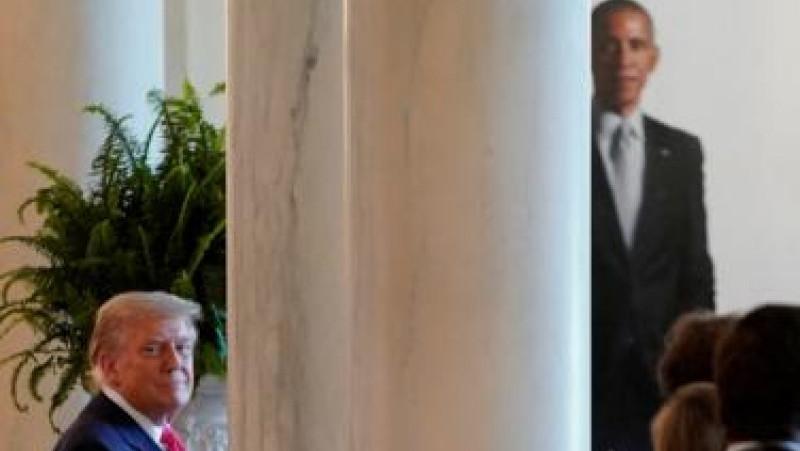 CNN: Трамп распорядился скрыть портреты Обамы и Бушей от посетителей Белого дома