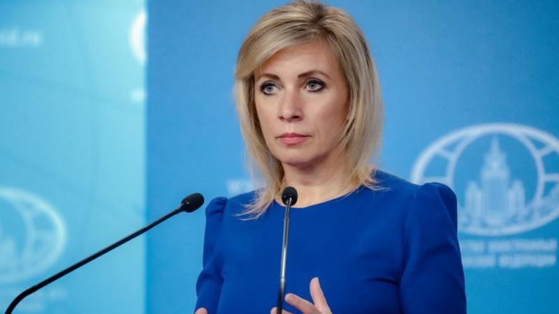 Захарова считает, что карта Украины в Белом доме стала оплеухой для Зеленского
