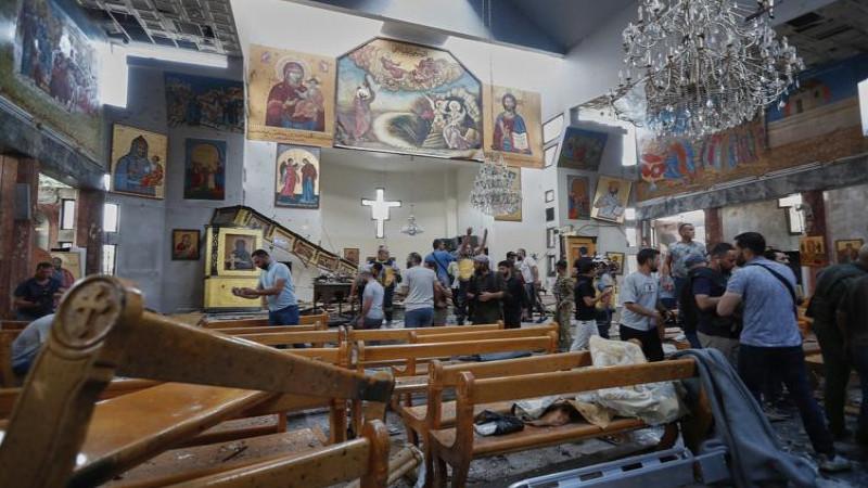 AFP: жертвами теракта в христианской церкви в Дамаске стали 20 человек
