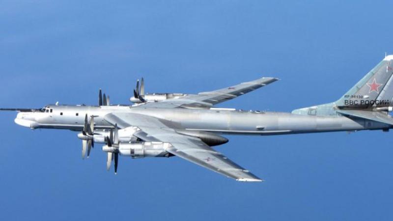 Ту-95МС выполнили полет над нейтральными водами Берингова моря