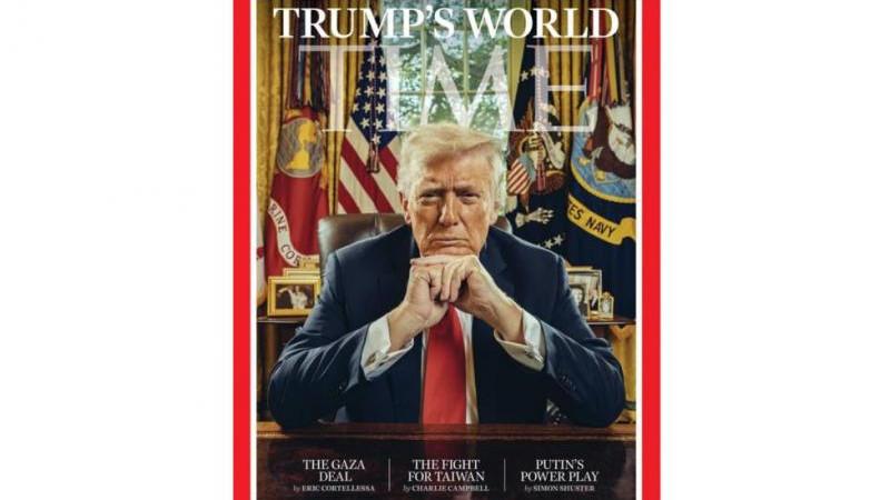 Журнал Time выпустил новую обложку с изображением Трампа