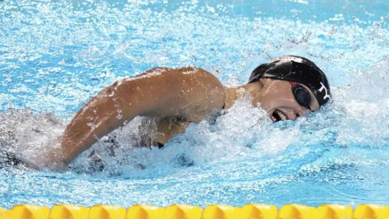 Пловчиха Кэти Ледеки 22-й раз выиграла чемпионат мира