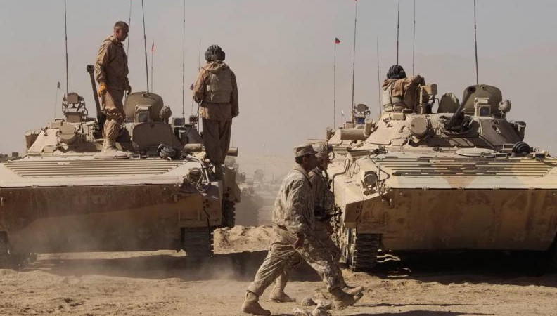 Военнослужащие РФ прибыли в Киргизию для участия в тактических учениях
