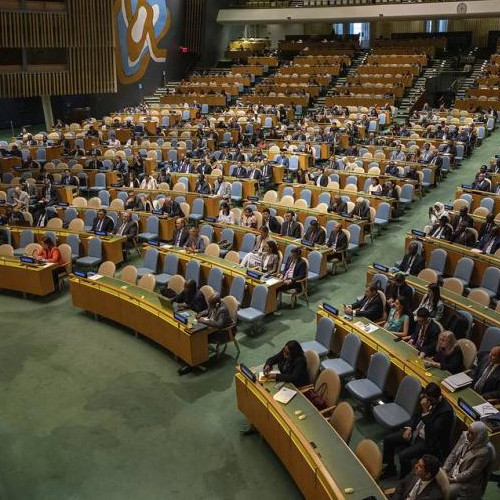 Palestine sits as state for first time at 79th session of the UN General Assembly